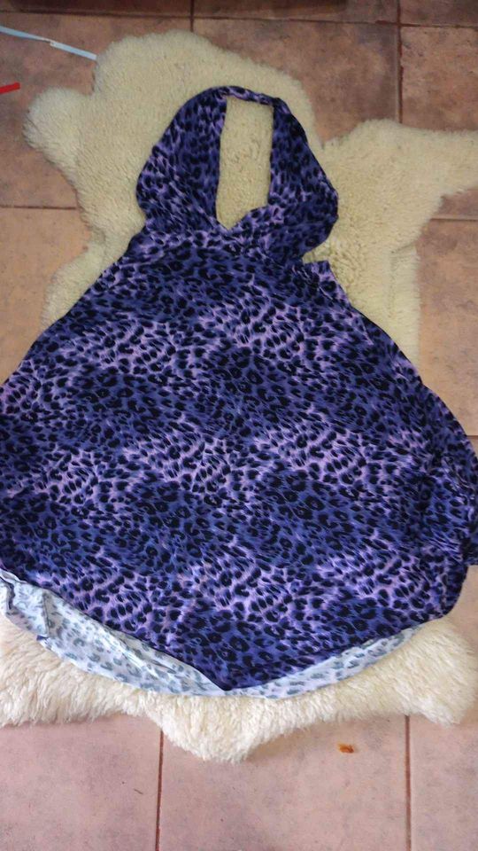 Vestido animal print talle S M