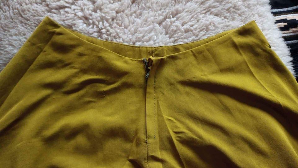 Pollera larga Verde Oliva