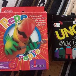 Juegos de cartas UNO (solo queda el negro)