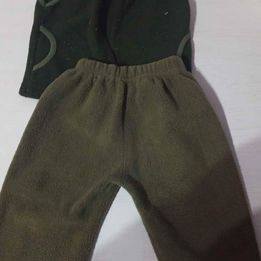 Conjuntos abrigos de lana + jeans 6 meses a 18 meses