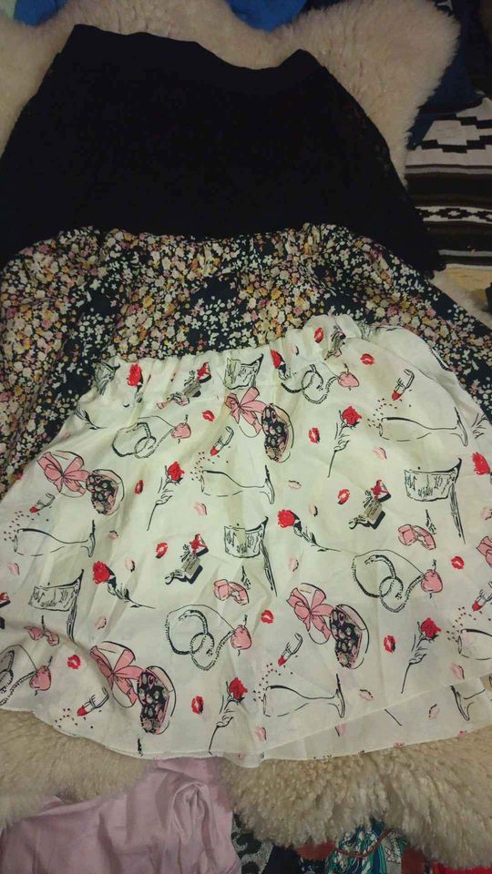 Polleras shorts cortas talle S-M