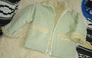 Campera corderoy con borreguito hasta 2 años aprox