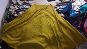 Pollera larga Verde Oliva