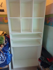 Biblioteca, mueble organizador de melamina